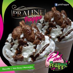 Pink Frappe - Hoy lunes seguimos con las delicias de nuestra gran variedad de #deliciosos #frappes.  Praline