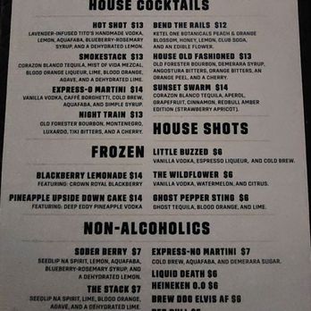 The Beeline - Menu - Bars Near Me - Columbus, Ohio