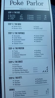 Menu photo 1 Poké Parlor La Habra, CA Menu photo 1 Poké Parlor La Habra, CA