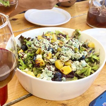 Barrel Head - Peach and Blueberry Salad - Pizza Near Me - Niagara-on-the-Lake, Ontario