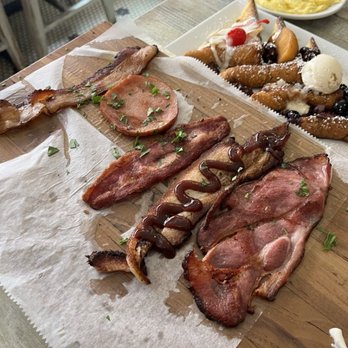 The Brunchery - Bacon Flight - Breakfast & Brunch Near Me - Chicago, Illinois
