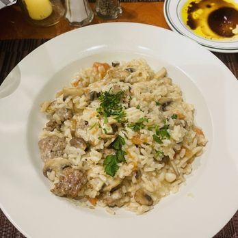 Eddie’s Kitchen - Risotto with mushrooms and boar - Italian Near Me - Santa Rosa, California Eddie’s Kitchen - Risotto with mushrooms and boar - Italian Near Me - Santa Rosa, California