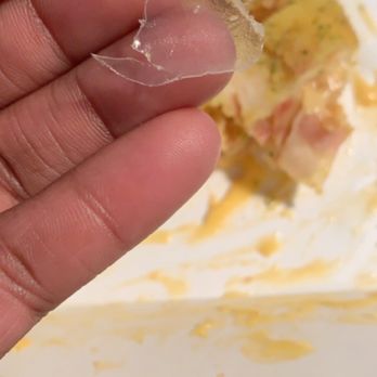 Wings Over Boston - Piece of plastic I found in the Tater Tots - Chicken Wings Near Me - Boston, Massachusetts