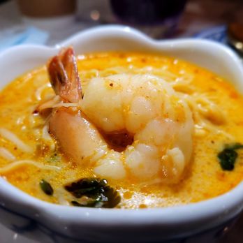 Kin Dee - Shrimp Tom Yum Noodle Soup - Thai Near Me - Houston, Texas