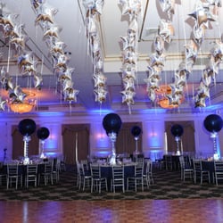 Balloon Artistry - Bar Mitzvah Room Decor, Balloon Centerpieces & Canopy Over Dance Floor