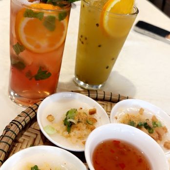 Saigon Kitchen - Lychee Rose Tea and Sugar Cane and Passion Fruit Banh Beo - Vietnamese Near Me - San Jose, California Saigon Kitchen - Lychee Rose Tea and Sugar Cane and Passion Fruit Banh Beo - Vietnamese Near Me - San Jose, California