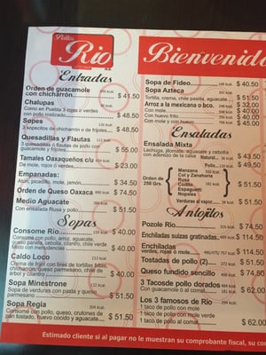 Menu photo 1 Pollos Rio México, D.F., DIF Menu photo 1 Pollos Rio México, D.F., DIF
