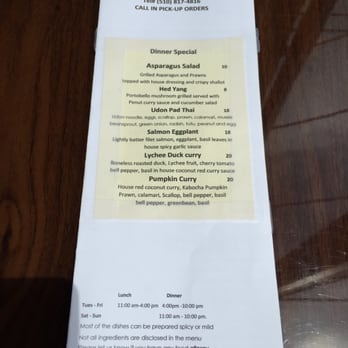 Infinite Thai Eatery - Menu - 1 of 4 - Thai Near Me - Oakland, California Infinite Thai Eatery - Menu - 1 of 4 - Thai Near Me - Oakland, California
