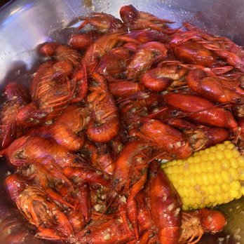 Mike's Seafood - 3lb Med Crawfish with Corn& BOILED EGG - Cajun/Creole Near Me - Houston, Texas Mike's Seafood - 3lb Med Crawfish with Corn& BOILED EGG - Cajun/Creole Near Me - Houston, Texas