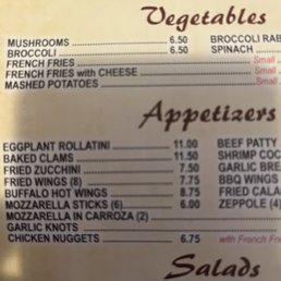As well as the price of wings being 7.75 based on a menu placed with my order last week. And I received 6 wings not 8 as noted!