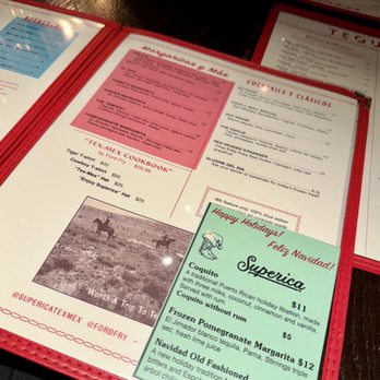 Superica - Cocktail menu - Tex-Mex Near Me - Charlotte, North Carolina Superica - Cocktail menu - Tex-Mex Near Me - Charlotte, North Carolina