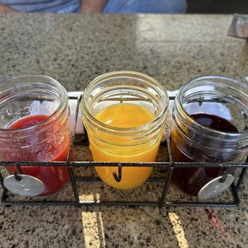 Lazy Dog Restaurant & Bar - Mimosa flight - Comfort Food Near Me - Folsom, California Lazy Dog Restaurant & Bar - Mimosa flight - Comfort Food Near Me - Folsom, California