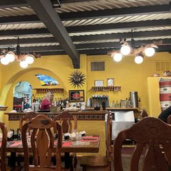 Inside dining area