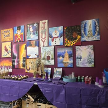 Painting with a Twist - Birthday setup - Art Classes Near Me - Germantown, Tennessee