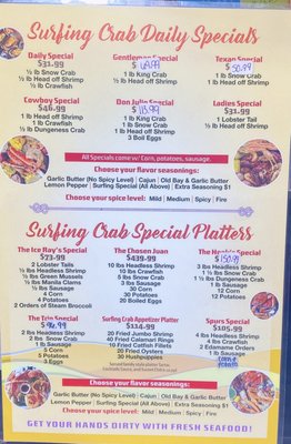 Menu photo 8 Surfing Crab Brownsville, TX