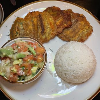 Arepa George Cantina - Plantains, tomato, avocado, and rice - Colombian Near Me - Chicago, Illinois