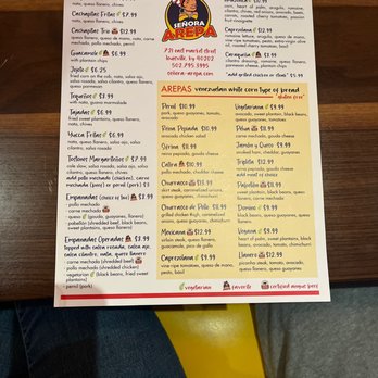 Senora Arepa - Menu - Venezuelan Near Me - Louisville, Kentucky Senora Arepa - Menu - Venezuelan Near Me - Louisville, Kentucky