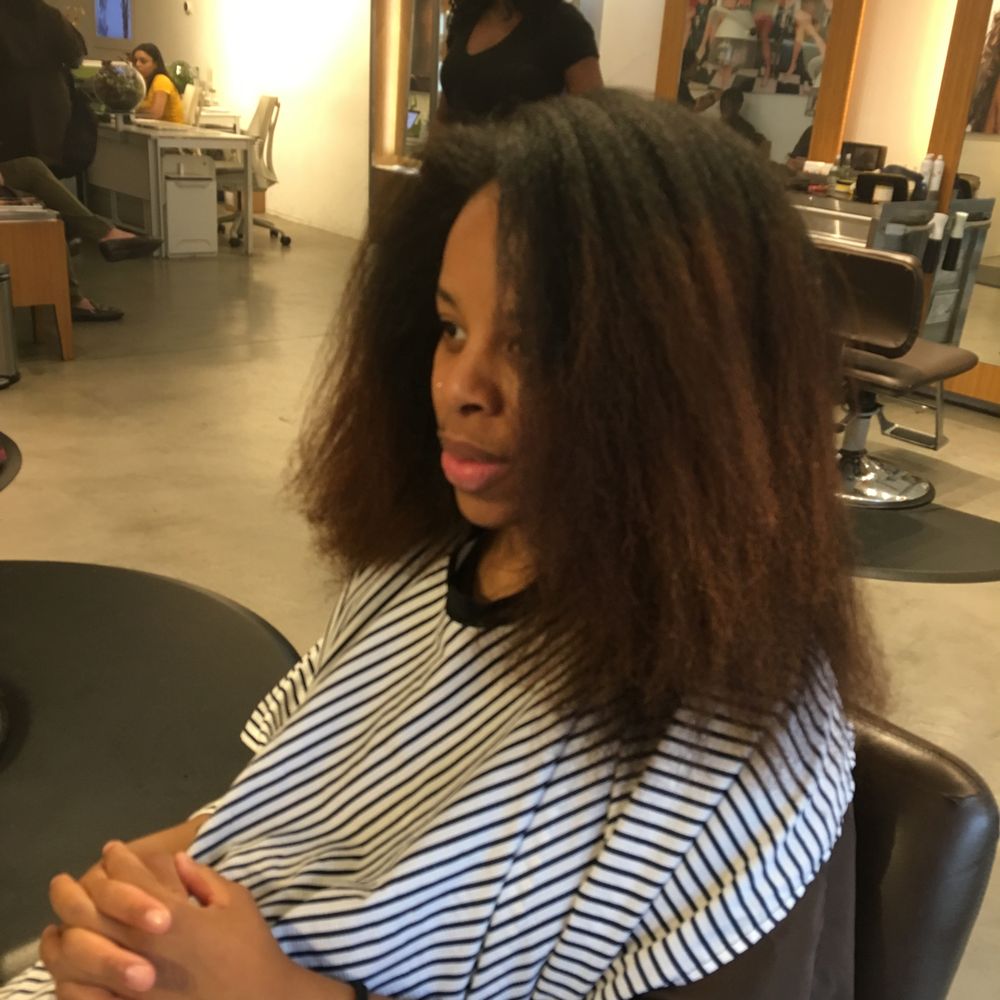 Hair Rules - Before (I look nervous lol) - Hair Salons Near Me - New York, New York