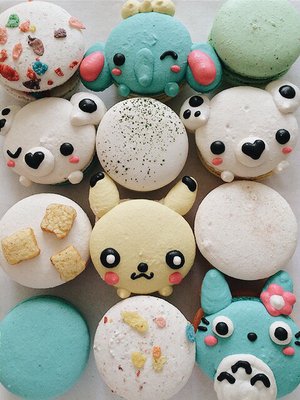 Honey & Butter Macarons by null