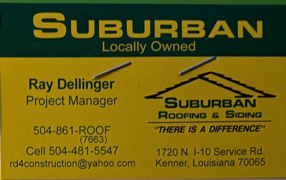 Slide of Suburban Roofing & Siding