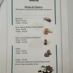 Fresh Market & Community Kitchen - Menu