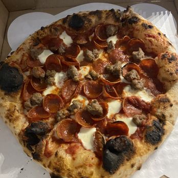 Sylvia Pizza - Pepperoni and sausage - Pizza Near Me - San Marcos, Texas Sylvia Pizza - Pepperoni and sausage - Pizza Near Me - San Marcos, Texas