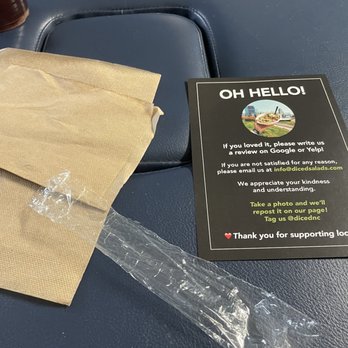 DICED Salads, Wraps & Bowls - Cary - Salad Near Me - Cary, North Carolina
