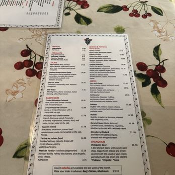 Papi's Pies - Menu on indoor table - Desserts Near Me - Round Rock, Texas