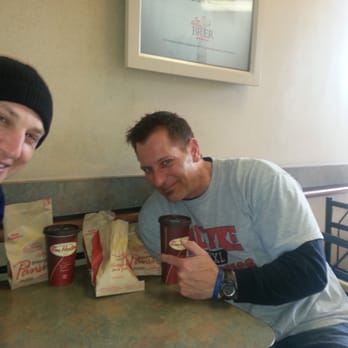 Tim Hortons - two men sitting at a table - Coffee & Tea Near Me - Hepworth, Ontario