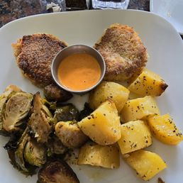 Crab cake platter Crab cake platter