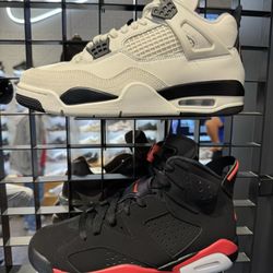 JD Sports - Jordan 4 Flight Club & Jordan 6 Infrared Salesman.  These Jordan 6 look amazing on feet, they shine.