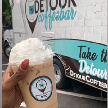 Detour Coffeebar - Seasonal Banana Crisp with Oat Milk - Food Trucks Near Me - Charlotte, North Carolina Detour Coffeebar - Seasonal Banana Crisp with Oat Milk - Food Trucks Near Me - Charlotte, North Carolina