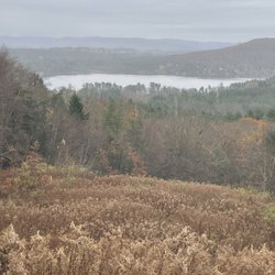 Olivia's Overlook - Olivia Overlook - looking towards Stockbridge Bowl (lake)