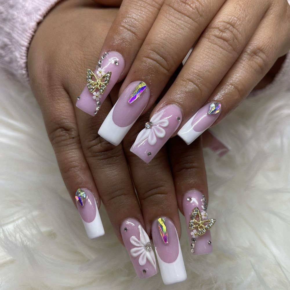 Holly Nails & Spa 2 - This is  Amy's work, and she's the one who brought my inspo to life - Nail Salons Near Me - Riverside, California