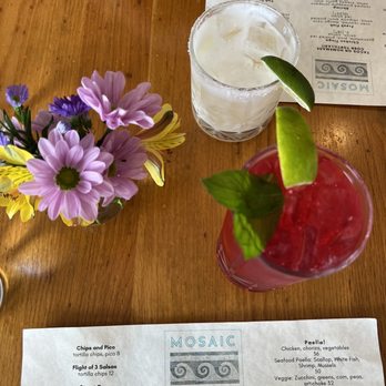 Mosaic - Marg and hibiscus fizz! - Mexican Near Me - Camden, Maine Mosaic - Marg and hibiscus fizz! - Mexican Near Me - Camden, Maine
