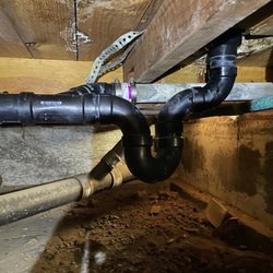 Honesty Repair - The drain repair under the house.