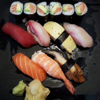 Sushi Taro - Salmon and avocado and 7 piece nigiri! - Sushi Bars Near Me - Washington, DC, District of Columbia Sushi Taro - Salmon and avocado and 7 piece nigiri! - Sushi Bars Near Me - Washington, DC, District of Columbia