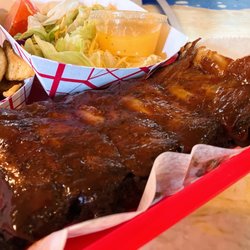 Prater's BBQ - 1/2 Rack Rib was so Yummy