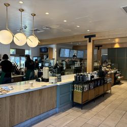Starbucks - Service was friendly and efficient.