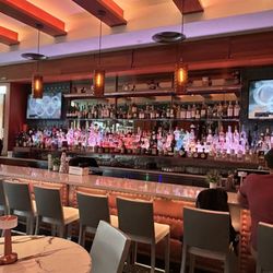 Full bar and lounge at Joia.