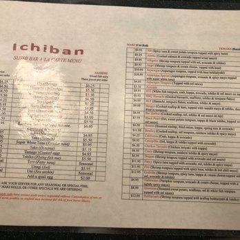 Ichiban - Updated sushi menu - Sushi Bars Near Me - Bangor, Maine Ichiban - Updated sushi menu - Sushi Bars Near Me - Bangor, Maine