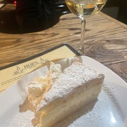 Hops Downtown Grill - Lemon Cake with whipped cream