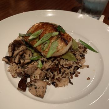 Seasons 52 - Oven-Roasted Chilean Sea Bass - New American Near Me - Costa Mesa, California