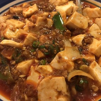 Peppercorns Kitchen - 161. Mapo Tofu with Ground Pork - Szechuan Near Me - Evanston, Illinois