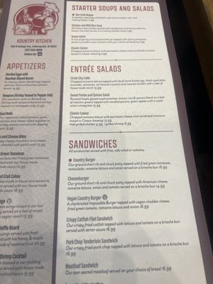 Menu photo 1 Kountry Kitchen Indianapolis, IN