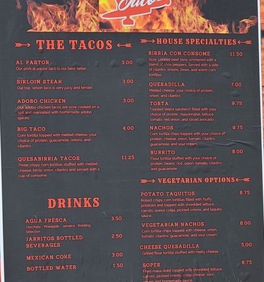 Menu photo 4 El Taco Taco Eugene, OR