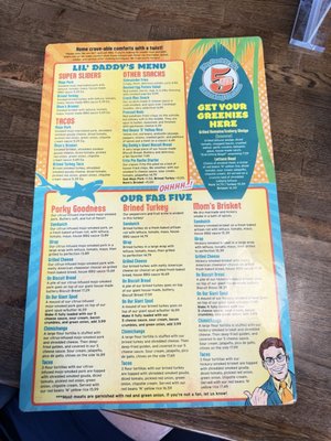 Menu photo 2 Big Daddy J's 5 Great Things Cocoa Beach, FL Menu photo 2 Big Daddy J's 5 Great Things Cocoa Beach, FL
