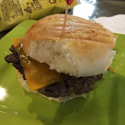 The Stem & Spoon Cafe - Grass fed beef burger on a gluten free bun!