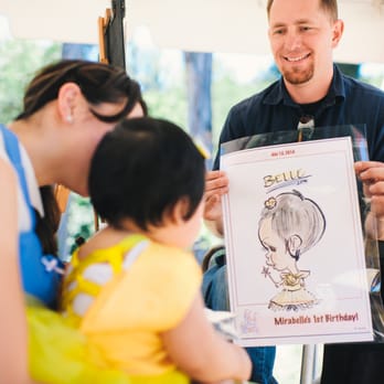 Caricatures 4 Parties - Belle's 1st Birthday! - Caricatures Near Me Caricatures 4 Parties - Belle's 1st Birthday! - Caricatures Near Me