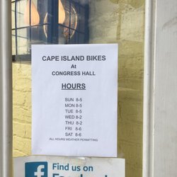 Cape Island Bikes at Congress Hall